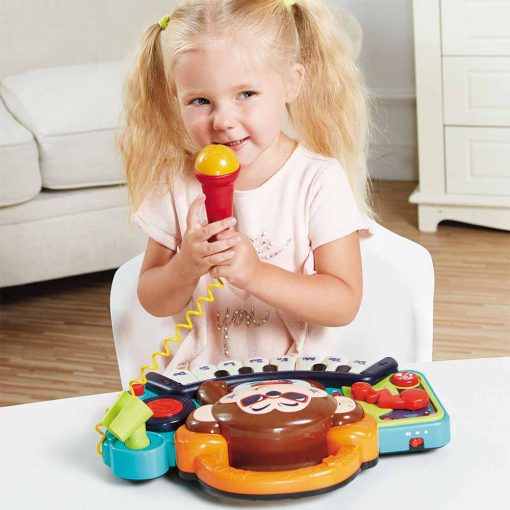 اسباب بازی موزیکال پیانو ارگ میمون هولی تویز -DJ Monkey Keyboard Hola Toys 3137 - Image 3