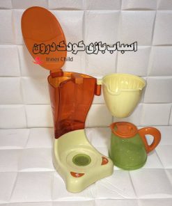 تصویر واضح از دکمه ها و نشانگرهای قهوه ساز اسباب بازی ردباکس