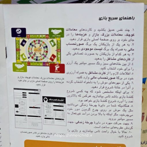 راهنمای تصویری بازی گردش مالی کیوساکی برای آموزش سرمایه‌گذاری