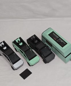 ماکت فلزی تسلا مدل B3219 با کاروان و موتور عقب‌کش