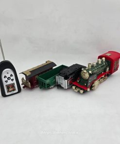 کنترل از راه دور قطار کنترلی دودزا موزیکال در کنار قطار و واگن‌ها