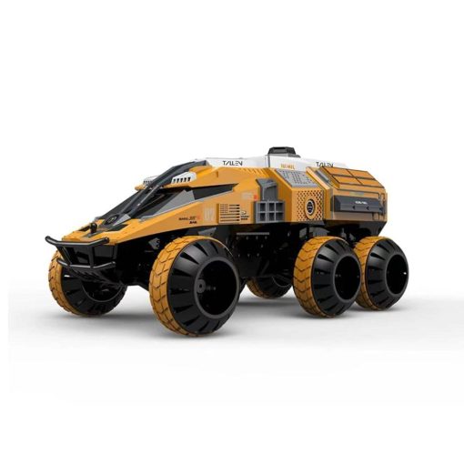 ماشین کنترلی مریخ نورد با طراحی Mars Detecting Car در رنگ زرد، دارای سیستم 6WD و شلیک گلوله آبی، به همراه ریموت کنترل 2.4GHz