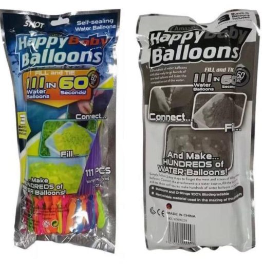 بادکنک آب بازی بالن بلانزا بسته ۱۱۱ عددی مدل Happy Balloons - Image 2