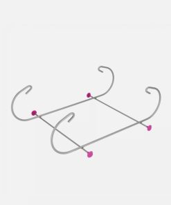 کالسکه بچه قابل‌تا شدن لاکچری Lovely Baby Stroller خاکستری با طراحی تاشو و چرخ‌های نرم.