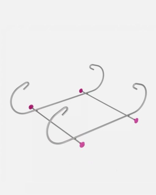 کالسکه بچه قابل‌تا شدن لاکچری Lovely Baby Stroller خاکستری با طراحی تاشو و چرخ‌های نرم.