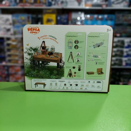 تصویر بسته‌بندی ست کمپینگ کودک Koala Diary مدل ۸۹۱۸۱/۴ همراه با میز و تجهیزات بازی
