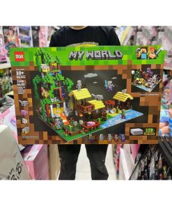 لگو ماینکرافت چراغ‌دار بزرگ مدل 651 | LEGO Minecraft نورانی با LED