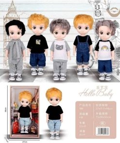 عروسک پسر ایستاده – Hello Baby با بدن گوشتی و اعضای متحرک