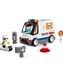 ماشین پلیس موزیکال HOLA TOYS مدل HE9985
