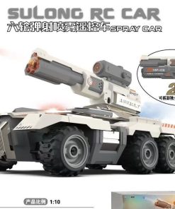تانک کنترلی دودزا SULSUL RC Car مدل فضاپیما مقیاس 1:10 کد 437