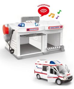 Alternative view of آمبولانس اسباب بازی گاراژدار موزیکال CLM-557