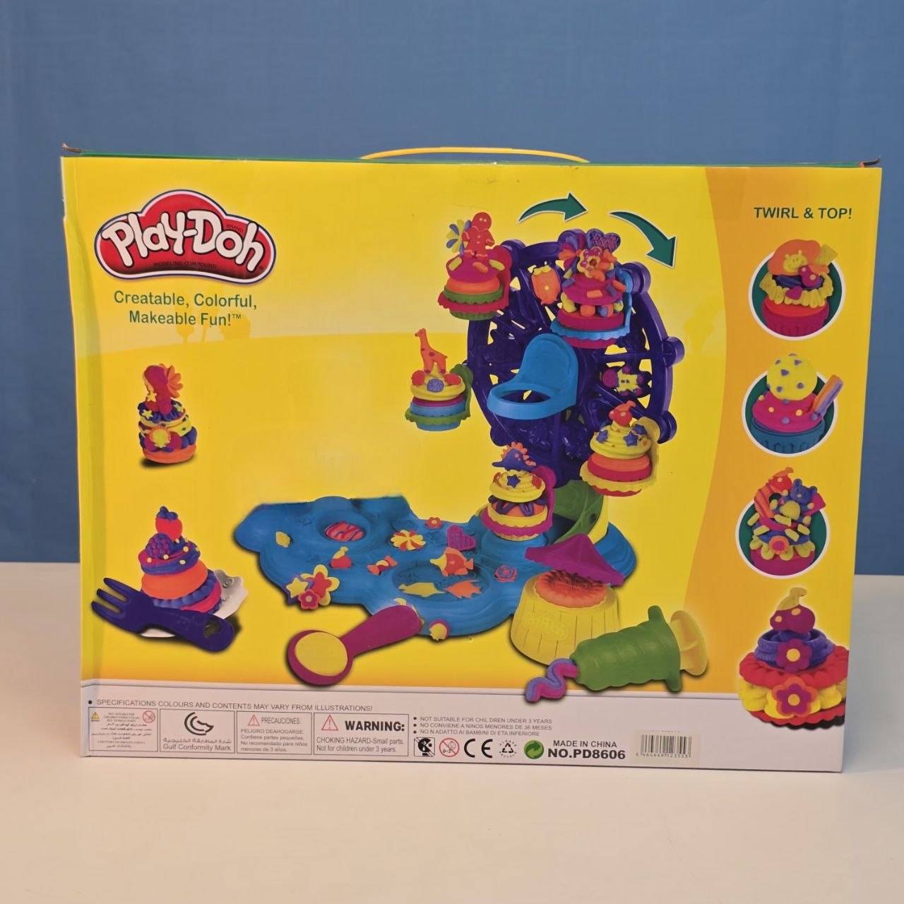 خمیر بازی طرح کاپ کیک مدل play doh PD8606 - Image 3