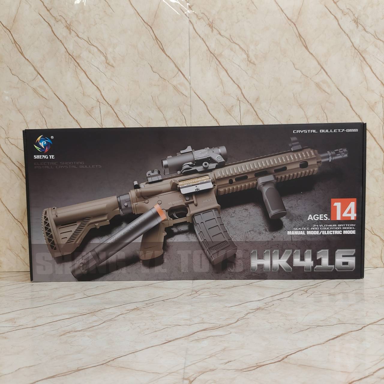 اسلحه تیر ژلهای شارژی HK416 مدل 0100/12 - Image 2