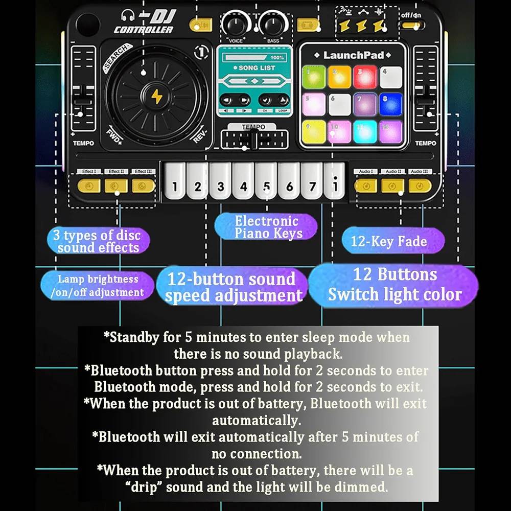 دستگاه دیجی شارژی کودک مدل 8D-8A - Image 3