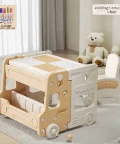 میز لگو کودک چند کاره کد 007 مدل XQ007 - Image 14