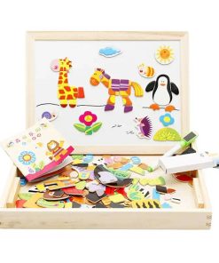 تخته پازل مگنتی چوبی کودک MWZ-2001 - Image 4