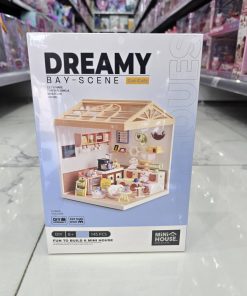 کیت ساختنی مینیاتوری کافه گربهها کد 4589 مدل DREAMY LED اصل و 145 قطعه - Image 4